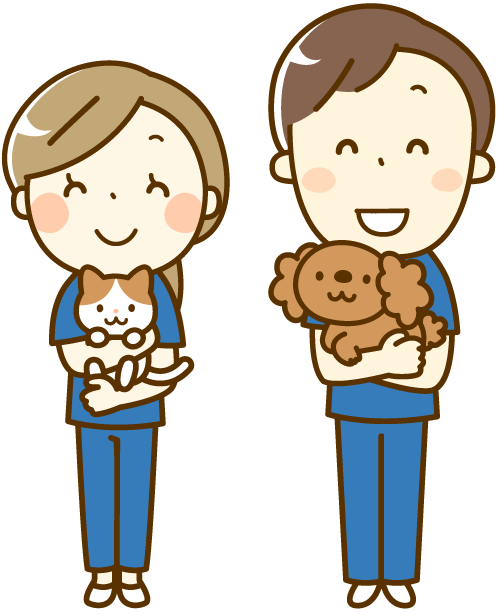 獣医師さん、動物看護師さんを募集！みさと犬猫病院